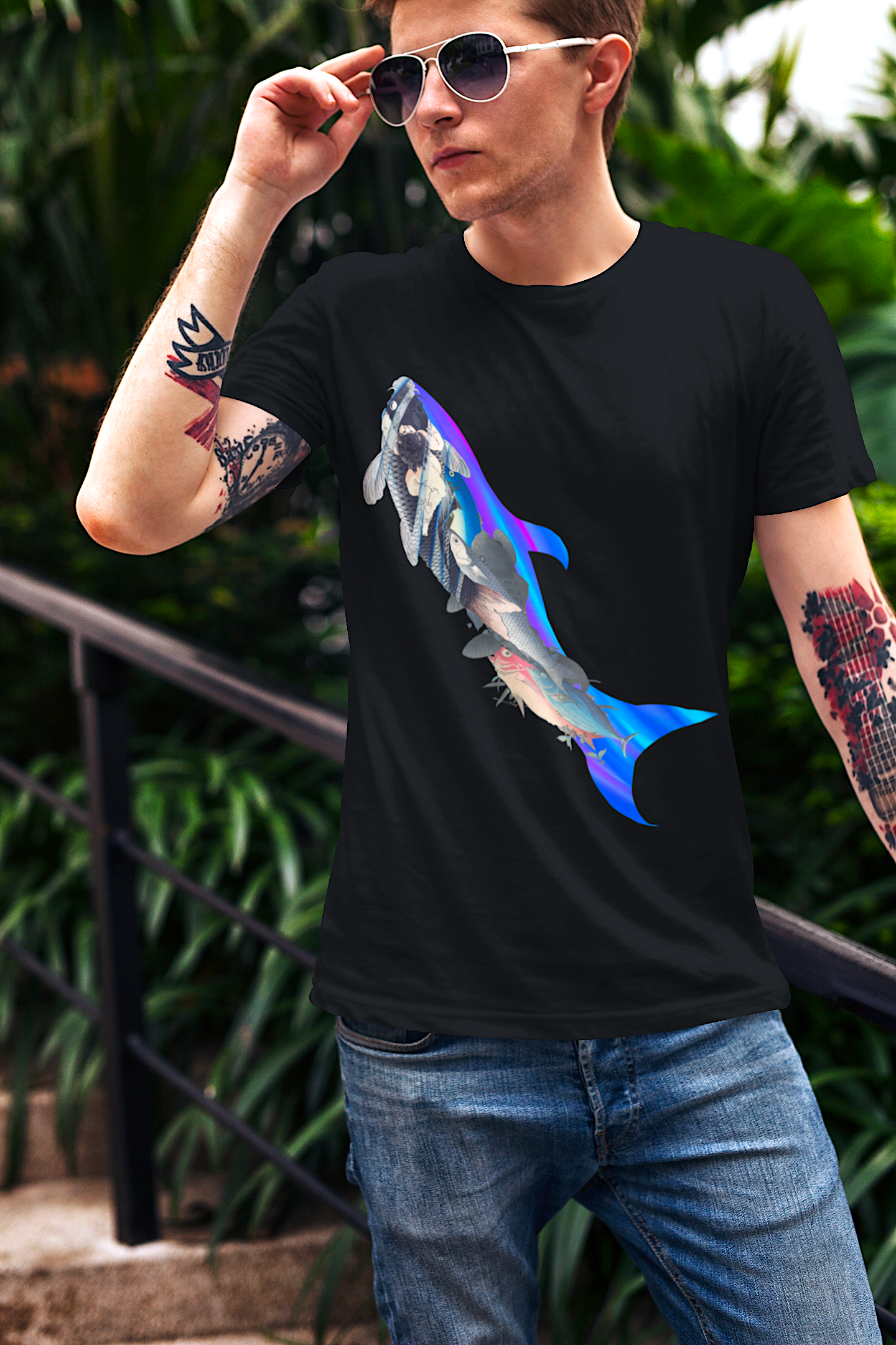 Swimming with the shark